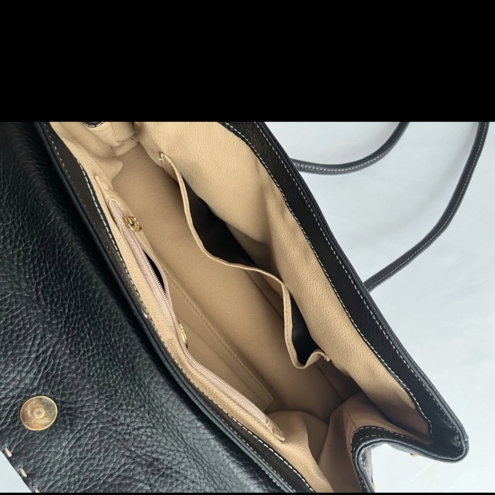 Elegant Black Shoulder Bag - Picture 8 of 11